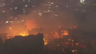 Incêndio atinge comunidade de Olaria, em São Paulo, e mais de 300 famílias são afetadas