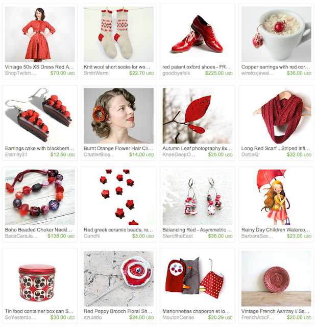 Autumn Gift Guide on Etsy #fall #autumn #red #october #gifts