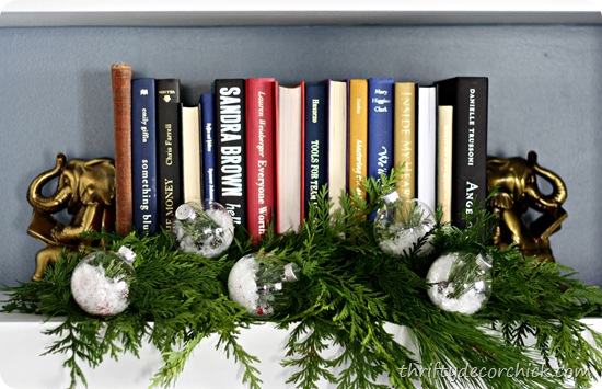 DIY snow ornament