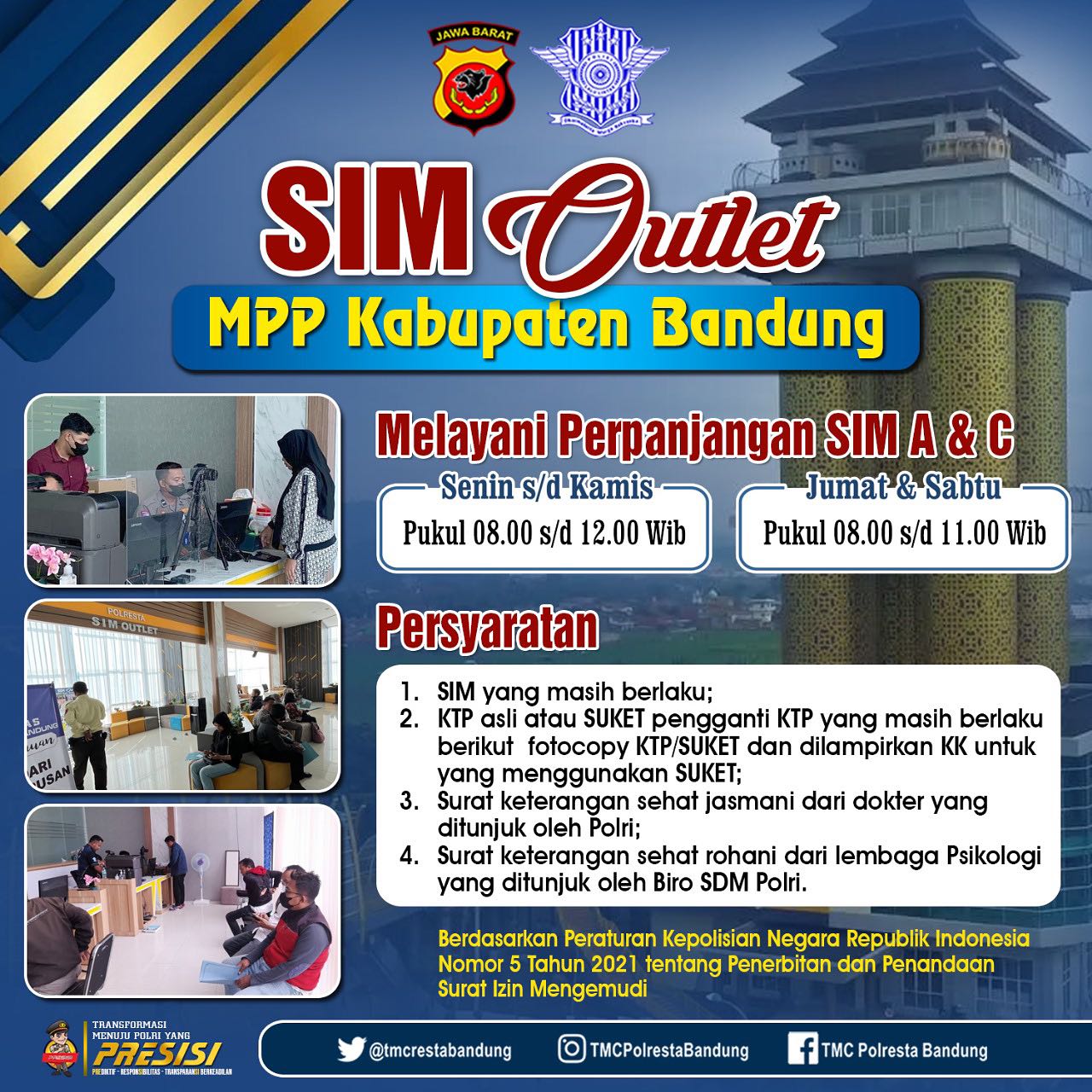 Kantor Pelayanan SIM Outlet MPP Kabupaten Bandung