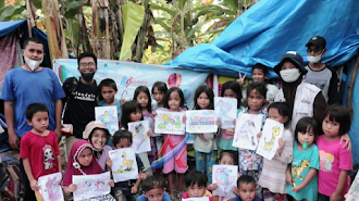 One Care dan Jendela Pendidikan Gelar PFA Untuk Anak-Anak Gempa Sulbar