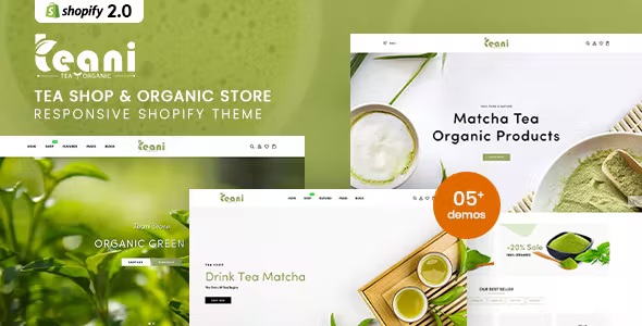 Best Tea Shop & Organic Store Responsive Shopify Theme