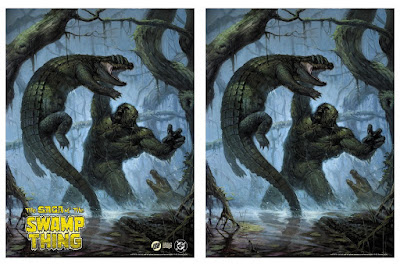 Swamp Thing Fine Art Giclee Print by E.M. Gist x Bottleneck Gallery x Justin Ishmael x DC Comics