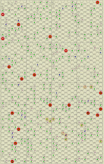 RimWorlds Sector Map generated by 'Heaven and Earth'
