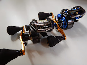 低価格で大人気の 美品 アブガルシア ビッグシューターコンパクト Pe付ベアリング ブレーキ追加 リール Hlt No