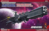Hasegawa 1/1500 Space Pirate Battleship ARCADIA Third Ship (Variant) Attack Enhanced Type (64709) English Color Guide & Paint Conversion Chart