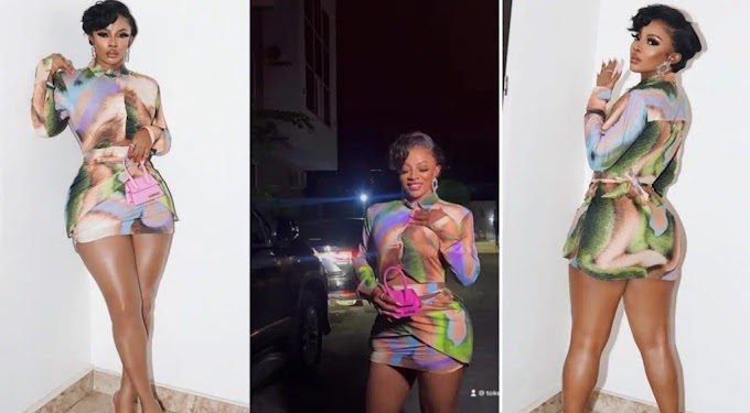 Toke Makinwa Responds to Fan Who Is ‘Obsessed’ With Her BumBum