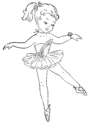 Ballerina Coloring Pages 1