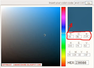 Mengetahui Kode Warna 3