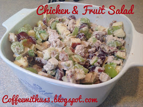 Chicken & Fruit Salad by Coffee With Us 3 #recipes