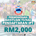 Permohonan BUDI : Bantuan Tunai Pendaftaran IPT Sehingga RM2,000