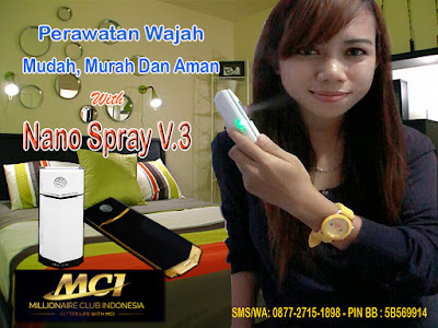 Perawatan Wajah Praktis Nano Spray