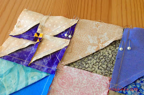 Double pinning quilt seams