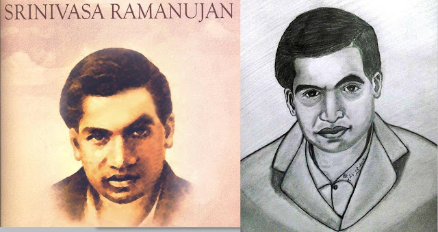 PENCIL DRAWING - Srinivasa Ramanujan