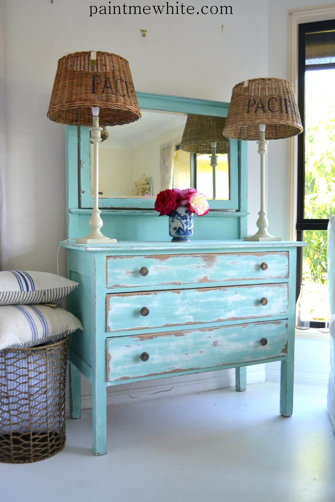 Turquoise Dresser