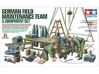 Tamiya 1/35 GERMAN FIELD MAINTENANCE TEAM & EQUIPMENT (37023) English Color Guide & Paint Conversion Chart　