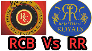 IPL 2018 15th april RCB vs RR