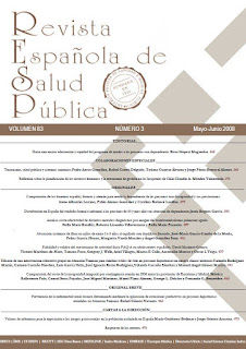 Portada de la RESP del bimestre Mayo-Junio 2009 (vol. 83, n.º 3).