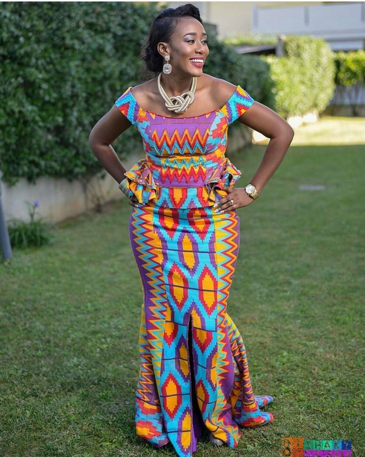  Kente Styles  2022 Beautiful Skirt and Blouse African 