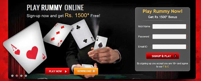 Play Rummy for free and win upto Rs 15,000 daily play now At ace2three.com
