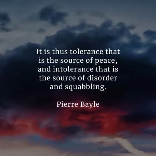 Tolerance quotes that'll enlighten you about the matter