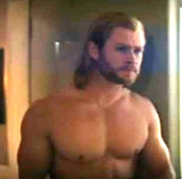 chris hemsworth body. photos of Hemsworth.