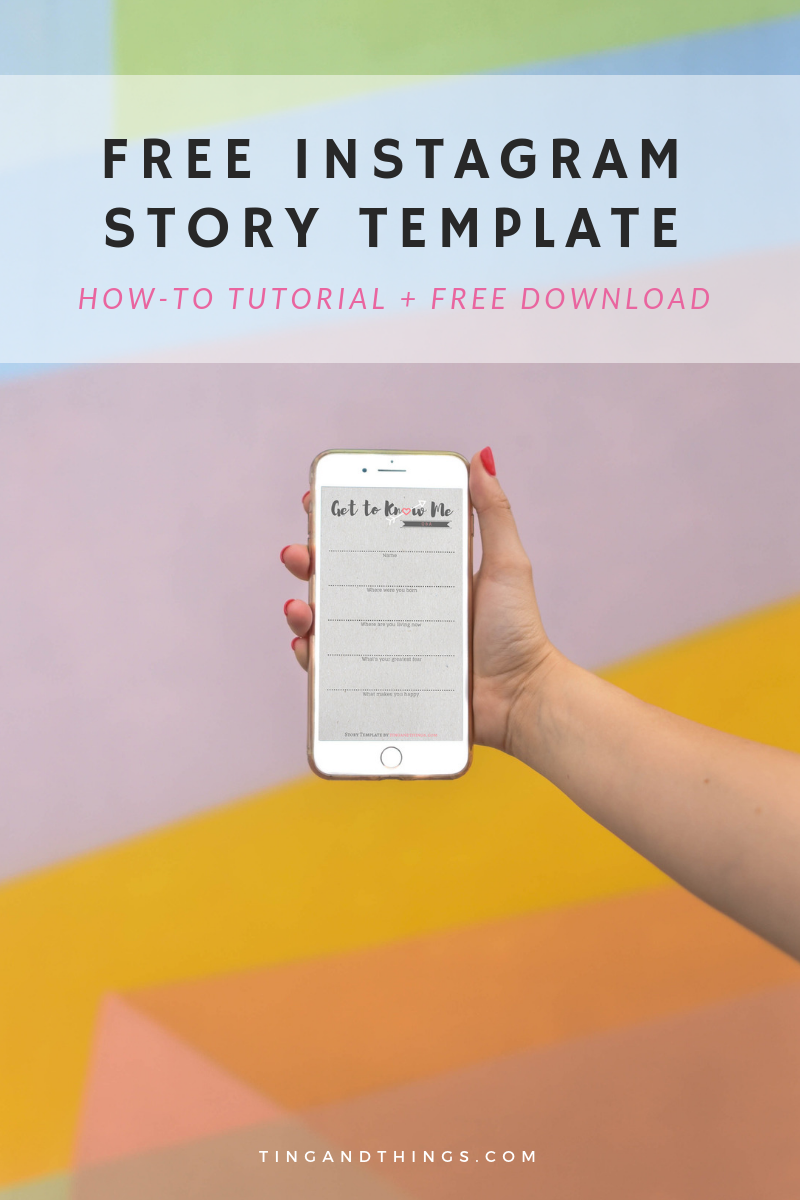 How to Make Your Own Instagram Story Template {Tutorial + Free Download}