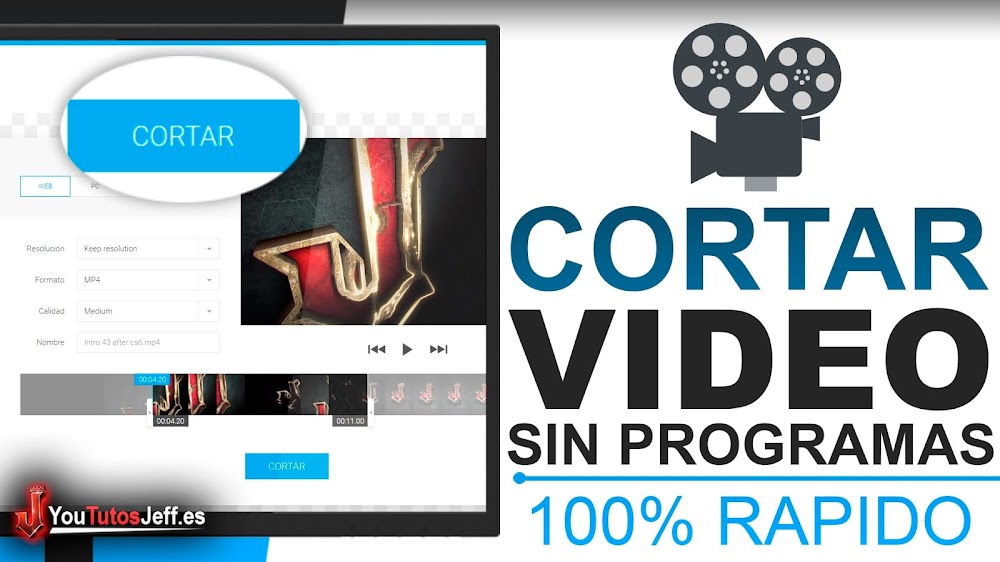 Como CORTAR un VIDEO Sin Programas 🔵