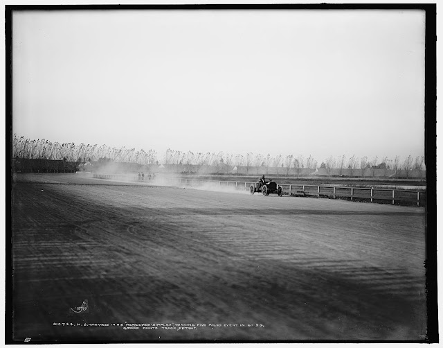 Fotografías de las primeras carreras de automóviles