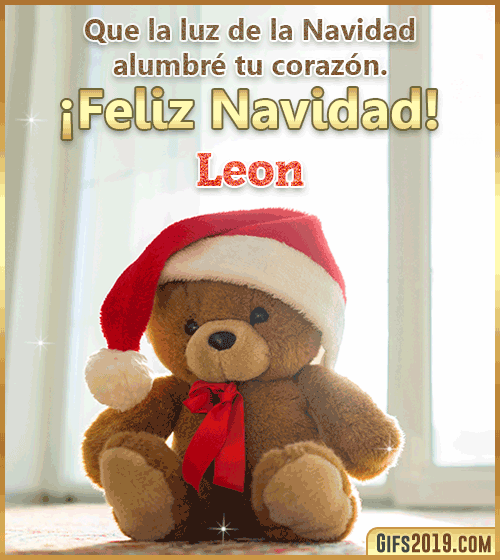 Imágenes gif feliz navidad leon Imágenes gif feliz navidad leon