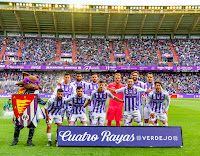 REAL VALLADOLID C. F. Temporada 2018-19. Rubén Alcaraz, Joaquín, Duje Çop, Yoel, Borja y Kiko Olivas; Daniele Verde, Moi Delgado, Toni Villa, Antoñito y Keko. REAL VALLADOLID C. F. 0 VALENCIA C. F. 2 (Carlos Soler, Rodrigo). 18/05/2019. Campeonato de Liga de 1ª División, jornada 38. Valladolid, estadio José Zorrilla.