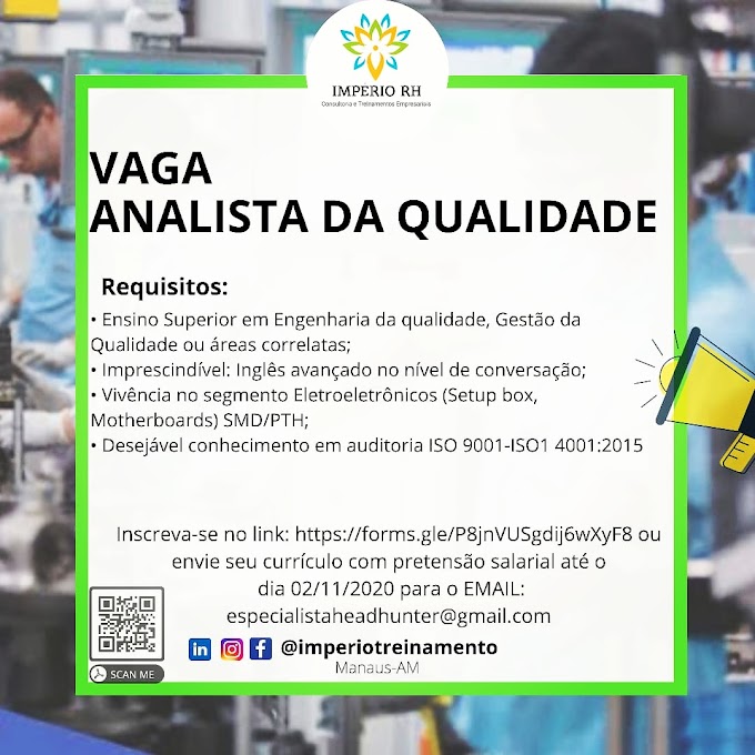 🔰🔰 Cozinheiro (a)/Auxiliar de Cozinha/Garçom/Peixeiro/Analista da Qualidade.