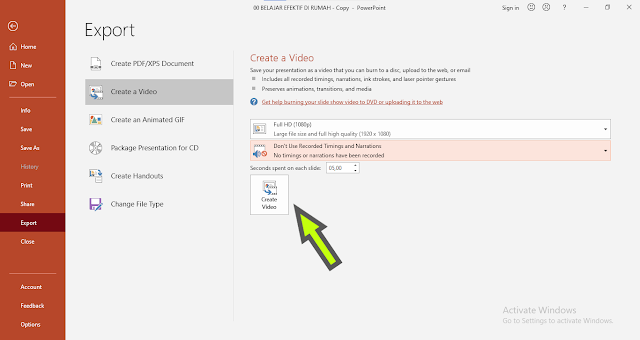 Membuat Video Melalui Microsoft Power Point