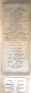 το ταφικό μνημείο του στρατηγού Βάσσου στο Α΄ Νεκροταφείο των Αθηνών