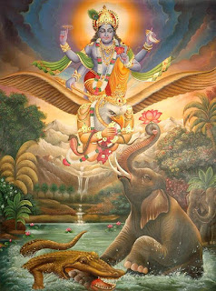 The appearance of Lord Vishnu