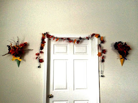 DIY Lighted Fall Leaf Garland