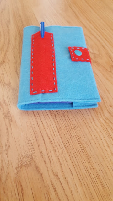 DIY Retro Notebook Cover with Pen Pocket