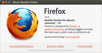 طريقة ترقية متصفح Firefox الى الاصدار 19.0 في ابونتو