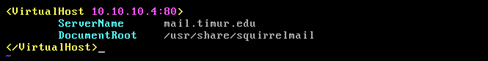 2 edit vhost