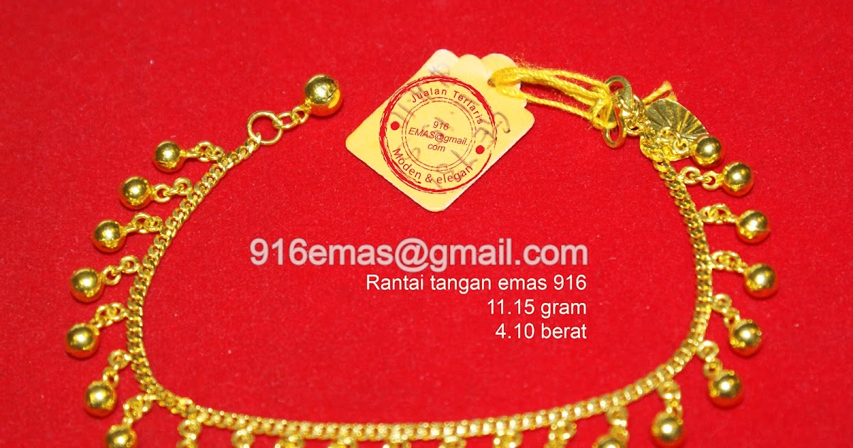 Emas termurah dapatkan segera Gelang Tangan Emas 916