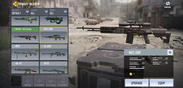 6 Senjata Terbaik COD Call Of Duty Mobile yakin langsung Menang sekali Pake