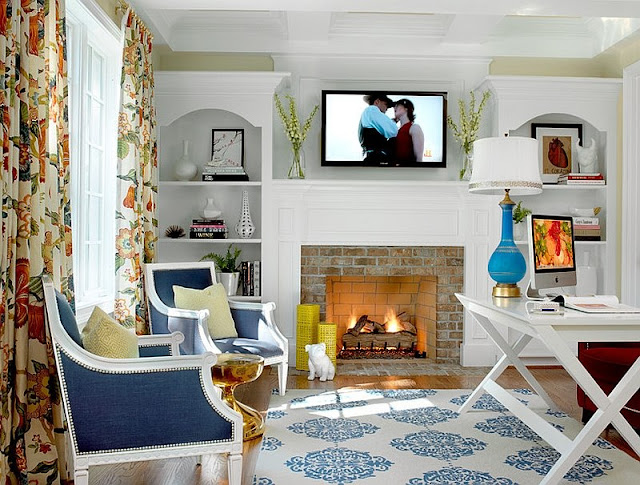 10 Desain  Interior Cat  Rumah  Warna  Biru 