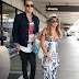Ashley Tisdale Shows Cleavage Dress At LAX