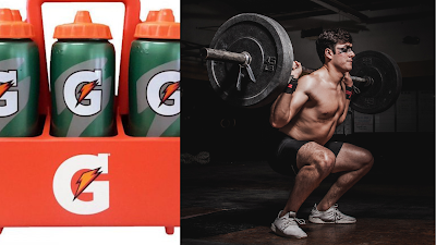 "An insulated Gatorade water bottle, designed to maintain the temperature of your beverage during intense workouts or hot days."