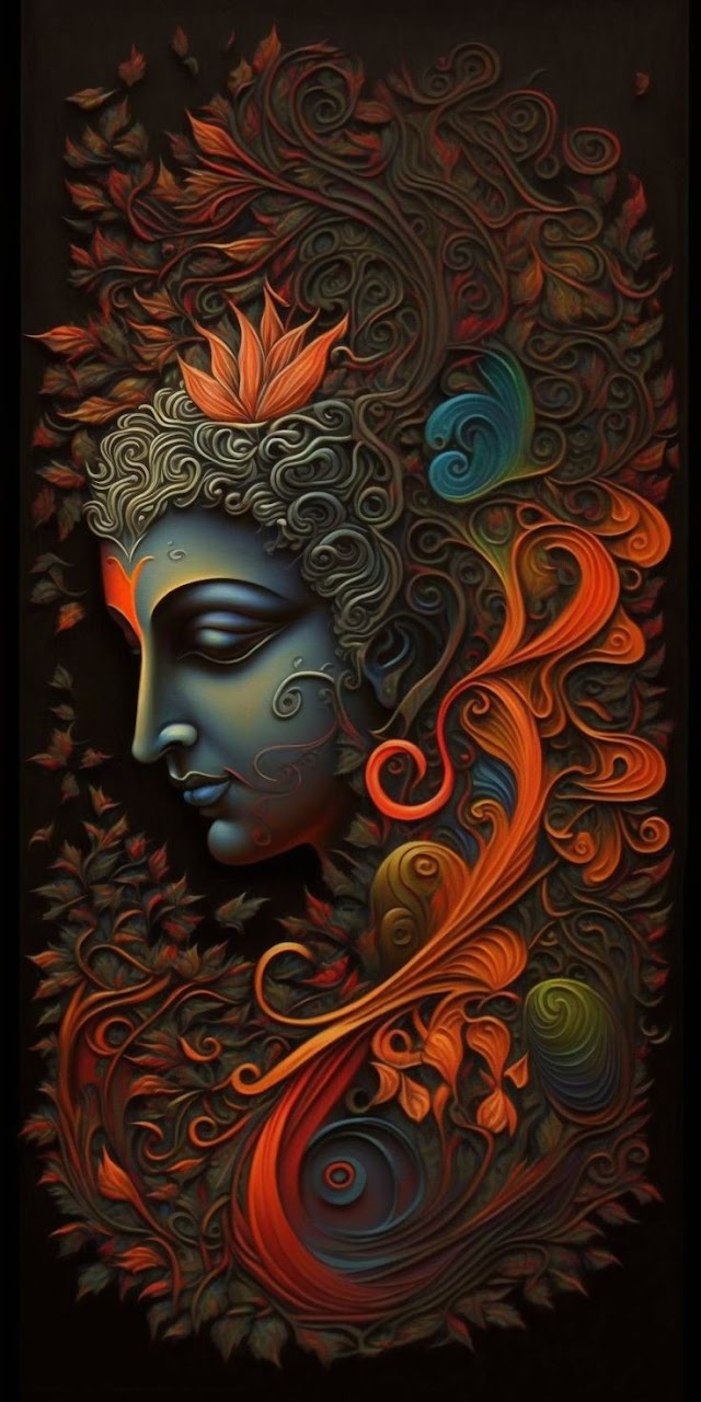 Lord Krishna amazing wallpaper