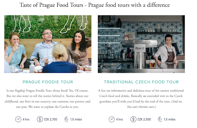Book a Foodie tour or just browse the blog of Taste of Prague