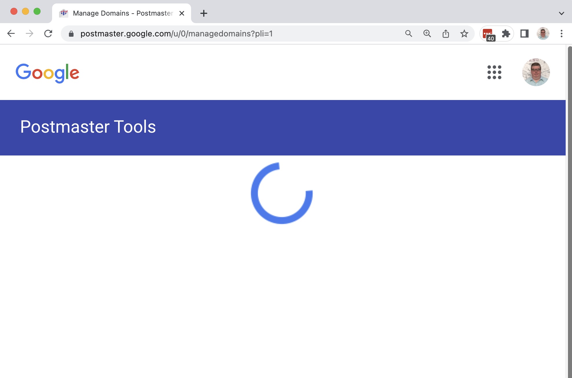 Google Postmaster Tools down again 3/3