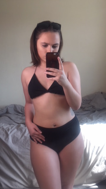 black bikini set