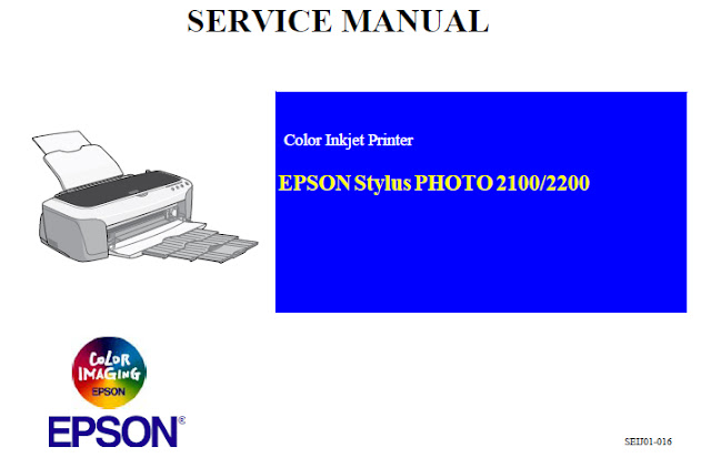 Epson Stylus Photo 2100 Service Manual