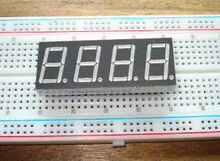 4 digit, 7 segment Display